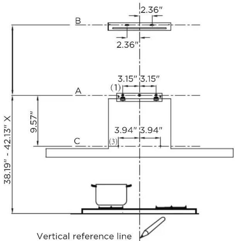 MIDEA MVT30W9AST - Wall Drilling And Bracket Fixing - 1