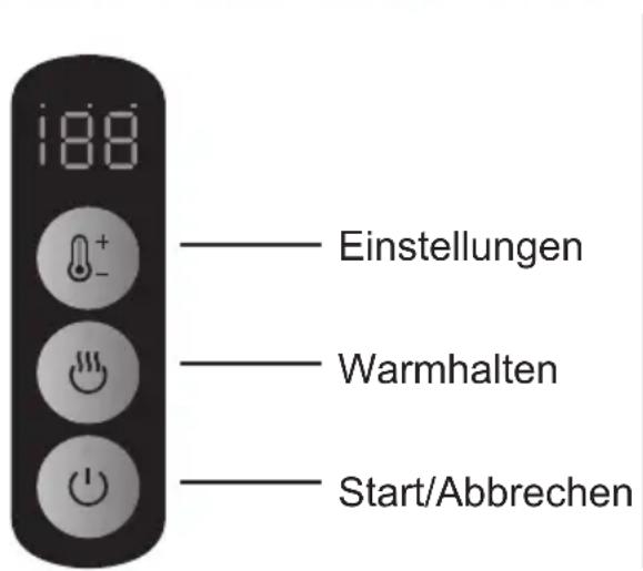 MIDEA MK-17S30B2 - Bedienfeld - 1