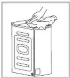 MIDEA MF100T80B - Nettoyage du cabinet - 1