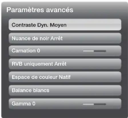 SAMSUNG PS43E400U1W - Paramètres avancés - 2