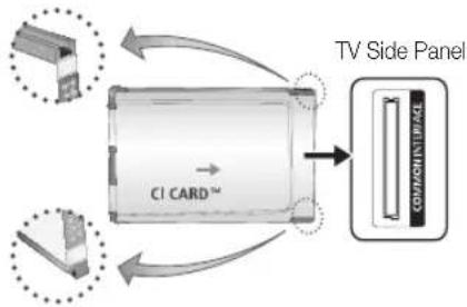 SAMSUNG PS43E400U1W - Connecting to a COMMON INTERFACE slot (Your TV viewing Card Slot) - 1