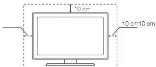 SAMSUNG PS43E400U1W - Securing the Installation Space - 1