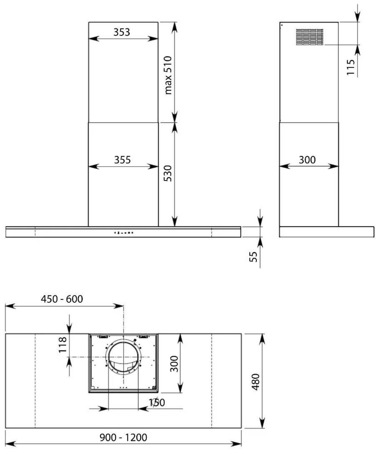 FALMEC Lumina NRS 90 - 3