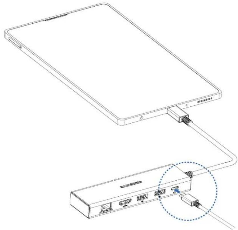 SAMSUNG EE-P5400 - Connexion à un appareil mobile - 1