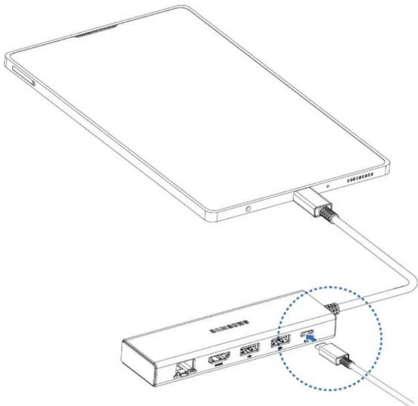 SAMSUNG EE-P5400 - Collegamento a un dispositivo mobile - 1
