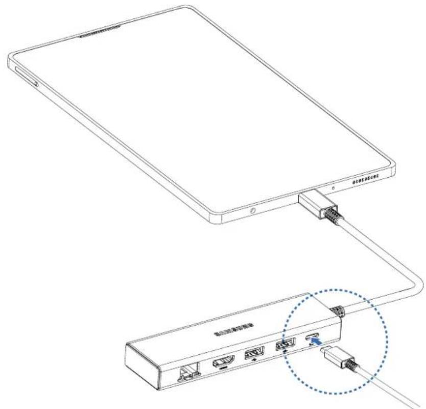 SAMSUNG EE-P5400 - Connecting to a mobile device - 1