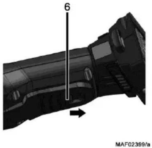 Mafell PF 80-18 PURE - Switching on and off - 1