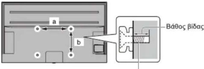 PANASONIC TX-65MX800E - Επιτοίχια τοποθέτηση της τηλεόρασης (προαιρετικό) - 1