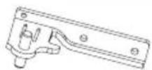MIDEA MRT21D3BBB - Parts included with the hinge kit: - 1