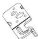 MIDEA MRT21D3BBB - Parts already mounted on the door (as shipped): - 3