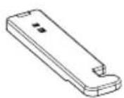 MIDEA MRT21D3BBB - Parts already mounted on the door (as shipped): - 2