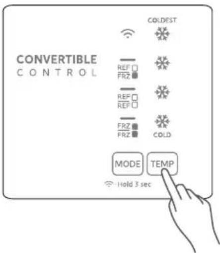 MIDEA MRU21C7BST - Ajuste de temperatura - 1
