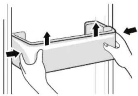 MIDEA MRU21C7BST - Limpieza de las bandejas de la puerta - 1