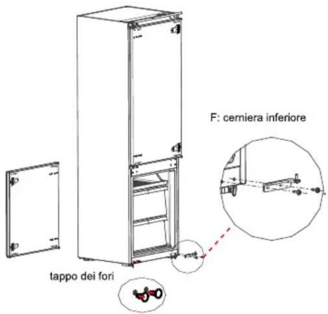 MIDEA MDRE353FGE01 - Cambio della porta da destra a sinistra - 9