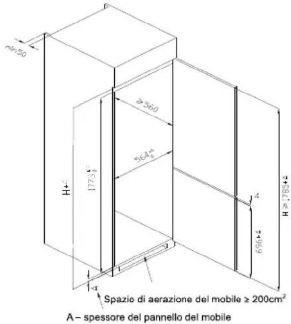 MIDEA MDRE353FGE01 - Installazione in armadio - 1