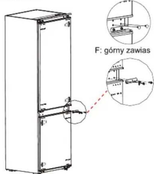 MIDEA MDRE353FGE01 - Zmiana kierunku otwierania drzwi - 6