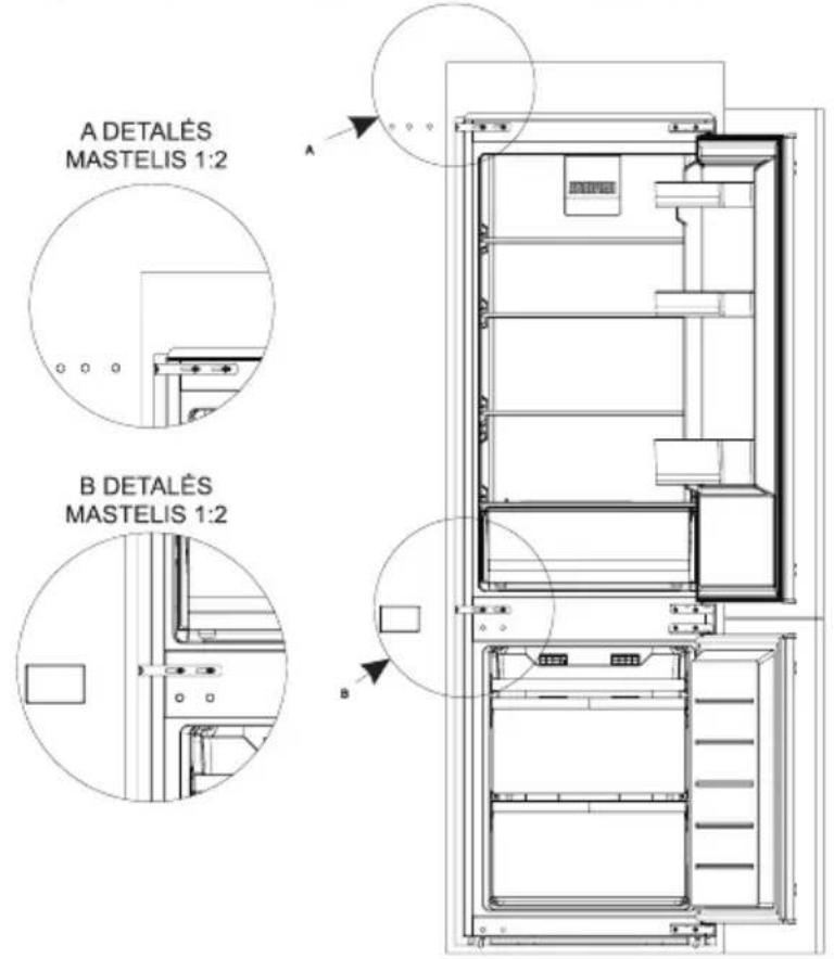 MIDEA MDRE353FGE01 - Montavimas spintelėje - 8