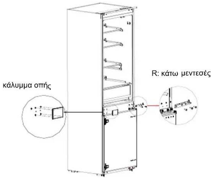 MIDEA MDRE353FGE01 - Αλλαγή δεξιάς-αριστερής τοποθέτησης πόρτας - 4