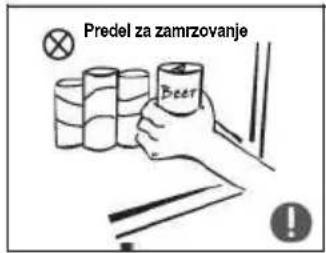 Predel za zamrzovanje Beer