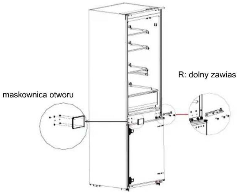MIDEA MDRE353FGE01 - Zmiana kierunku otwierania drzwi - 4