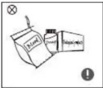 MIDEA MDRE353FGE01 - Avertismente referitoare la depozitarea alimentelor - 2