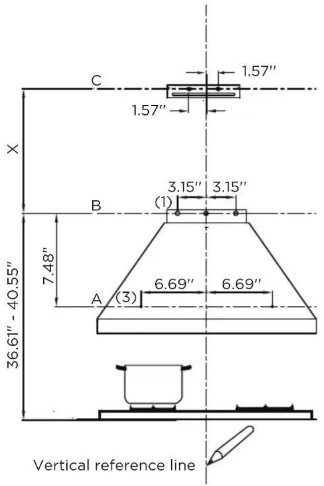 MIDEA MVP30W6AST - Wall Drilling And Bracket Fixing - 1