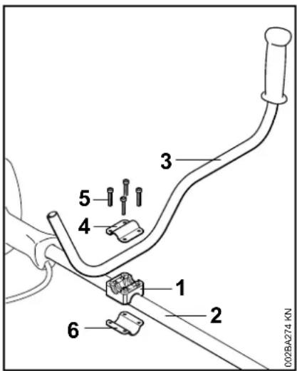 STIHL FS 70 RC-E - Griffrohr anbauen - 1