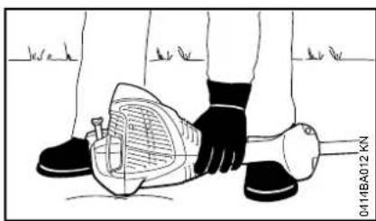 STIHL FS 70 RC-E - Mise en route / arrêt du moteur - 6