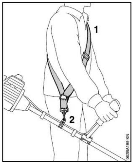 STIHL FS 70 RC-E - Harnais simple - 1
