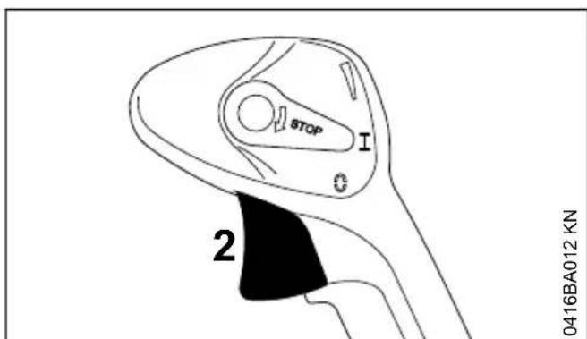 STIHL BR 450 C-EF - Non appena il motore gira - 1