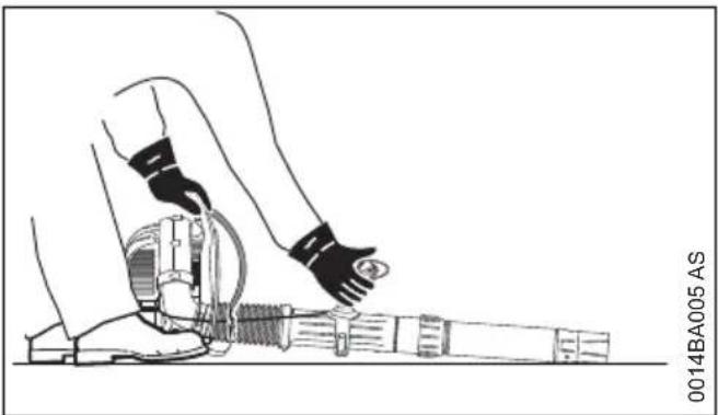 STIHL BR 450 C-EF - Avviamento elettrico del motore (BR 450 C) - 1