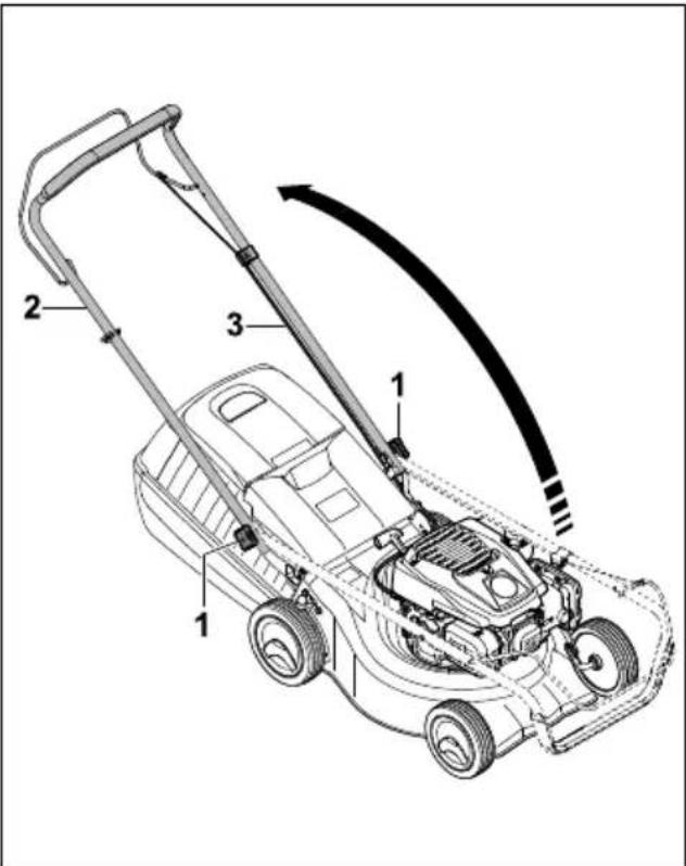 STIHL RM 248 T - Apertura manubrio - 1