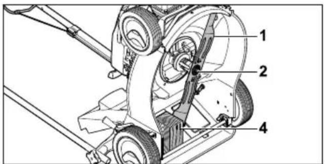 STIHL RM 248 T - Messer anbauen - 2