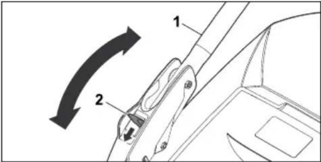 STIHL RMA 239 C - Réglage du guidon - 1