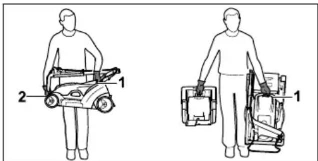 STIHL RMA 239 C - Rasenmäher tragen - 1