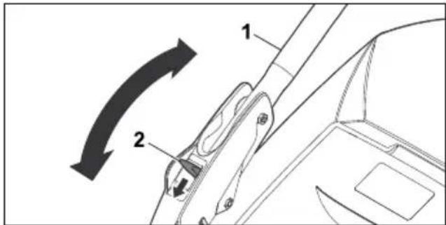 STIHL RMA 239 C - Regolazione del manubrio - 1