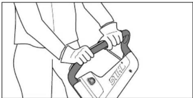 STIHL RMA 239 C - Grasmaaier vasthouden en leiden - 1