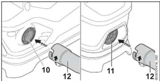 STIHL KOA 20 - Mode soufflage et aspiration - 1