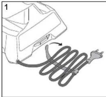 STIHL KOA 20 - Storing the Charger - 1