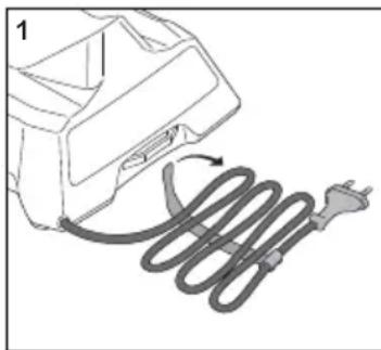 STIHL KOA 20 - Conservazione del caricabatterie - 1