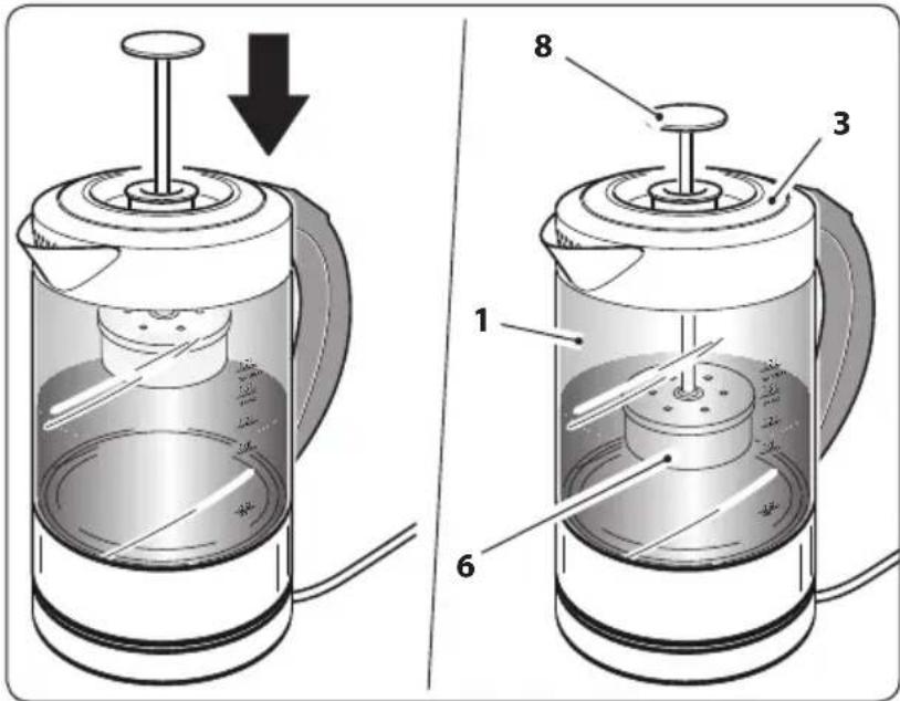 RGV Bollitore Digitale - ZUBEREITUNG VON LÖSLICHEM KAFFEE - 3