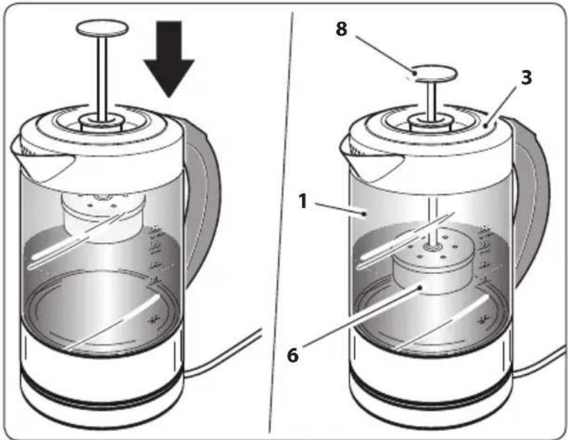 RGV Bollitore Digitale - PREPARAZIONE DI CAFFÈ AMERICANO SOLUBILE - 3