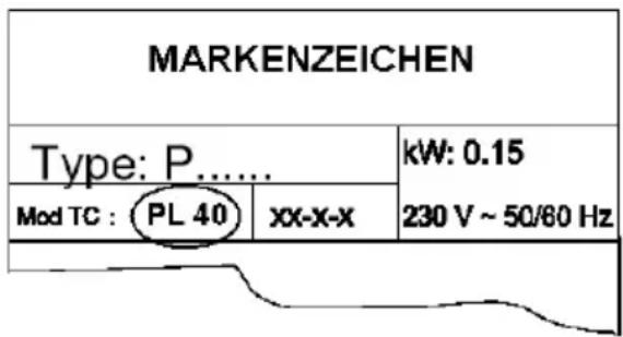 CANDY PL 40 ASW - Hinweise: - 1
