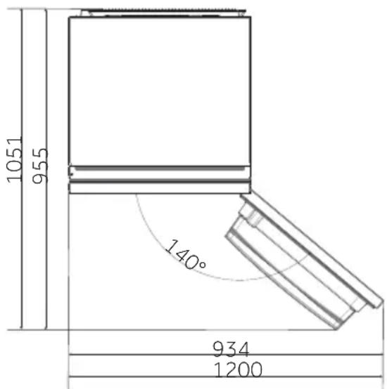 CANDY CNBL3518E - Requisitos de espacio - 1