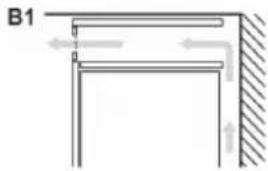 CANDY CNBQT5518E - Ventilaton cross-section - 2