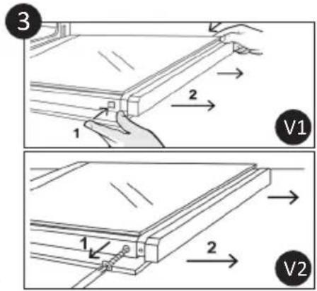 CANDY F ACDI Z600 L - RIMOZIONE E PULIZIA DELLE SCAFFALATURE A FILO - 2