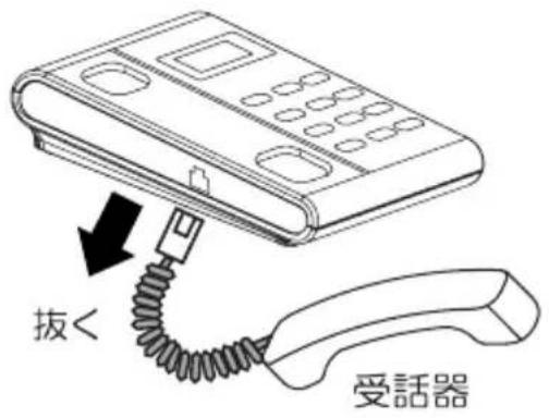 Qriom YDR-100AT - 電話機の力一ルコ一下を電話機本体から拔きま�。 - 1