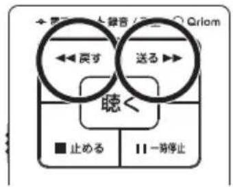 Qriom YDR-100AT - 錄音上的通話を再生する - 2