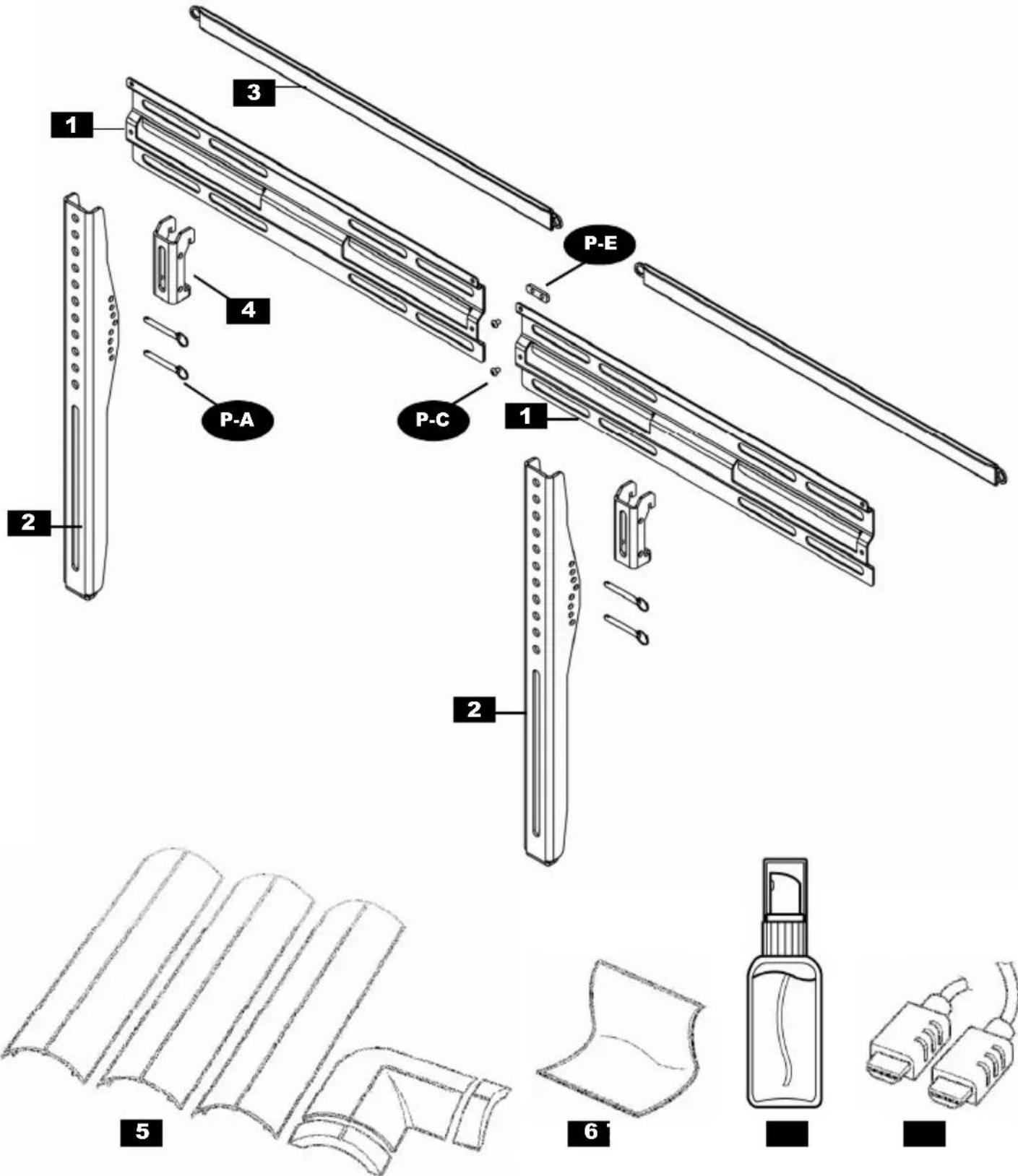 OmniMount FPK200FT - CONTENTS - 1