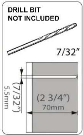 OmniMount VB60C - Drill pilot hole - 2